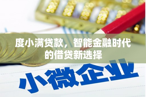 唐县度小满贷款，智能金融时代的借贷新选择