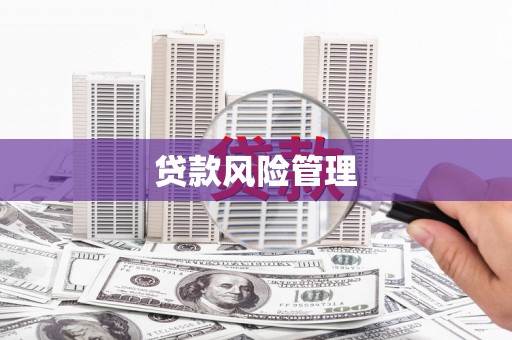 灌阳贷款风险管理
