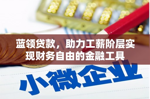 鸡东蓝领贷款，助力工薪阶层实现财务自由的金融工具