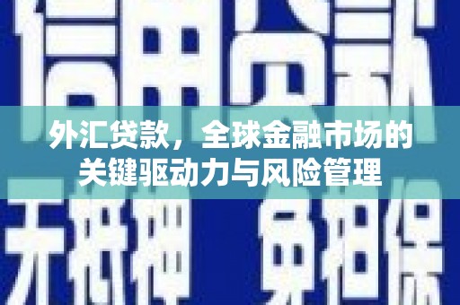 和田外汇贷款，全球金融市场的关键驱动力与风险管理