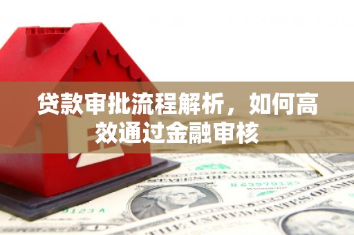 阜宁贷款审批流程解析，如何高效通过金融审核