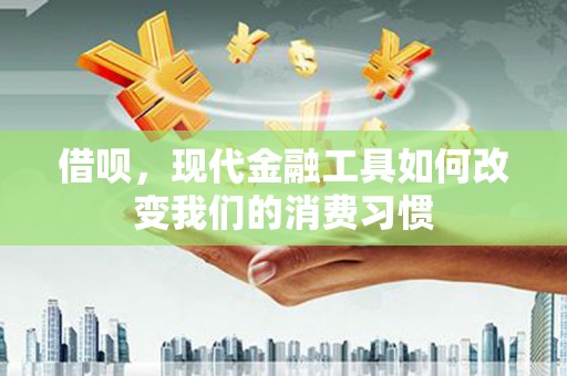 秀山借呗，现代金融工具如何改变我们的消费习惯