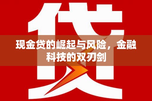 集美现金贷的崛起与风险，金融科技的双刃剑