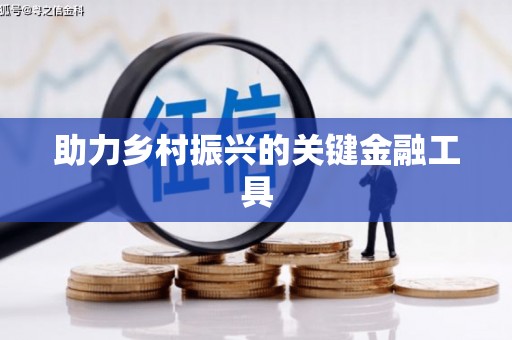 惠东助力乡村振兴的关键金融工具