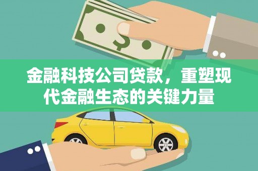 松溪金融科技公司贷款，重塑现代金融生态的关键力量