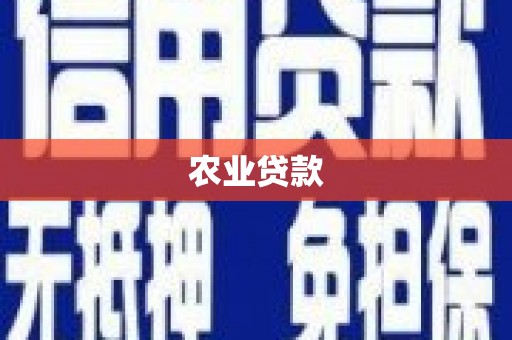 阿勒泰农业贷款