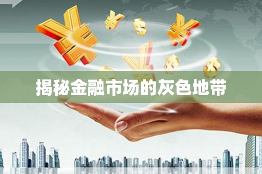 锡林郭勒盟揭秘金融市场的灰色地带