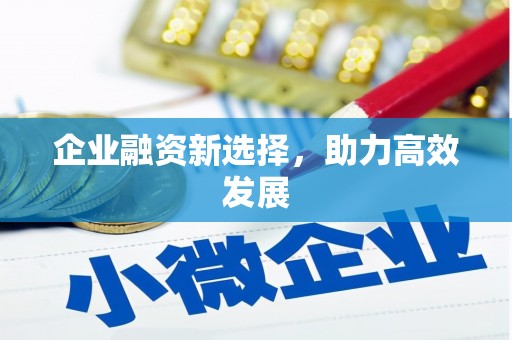 修文企业融资新选择，助力高效发展